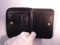 二つ折り財布 ブラック 547