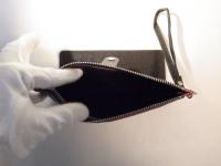 ストラップ付き長財布 ダークブラウン 134