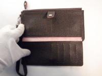 ストラップ付き長財布 ダークブラン 220