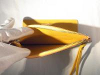 ストラップ付き長財布 イエロー 409