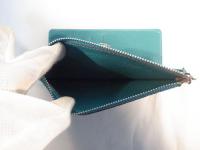 ストラップ付き長財布 ターコイズブルー 528