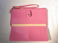 ストラップ付き長財布 ピンク 382