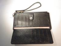 ストラップ付き長財布 ブラック 140