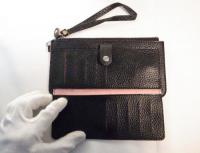 ストラップ付き長財布 ブラック 223