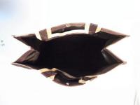 トートバック バイカラー ブラウン 119