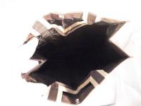 トートバック バイカラー ブラウン 378