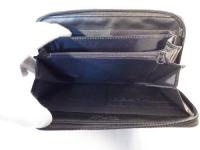 ラウンドファスナー長財布 ブラック 202 ※