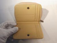 二つ折り財布 ベージュ 157※