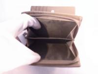 二つ折り財布　ブラウン　548