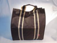 トートバック バイカラー ブラウン 531