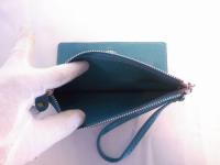 ストラップ付き長財布 ターコイズブルー 558