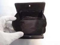 二つ折り財布 ダークブラウン 158